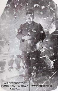Ο Τομπούλης, με στολή αξιωματικού του τουρκικού στρατού (Ισταμπούλ, 1917)